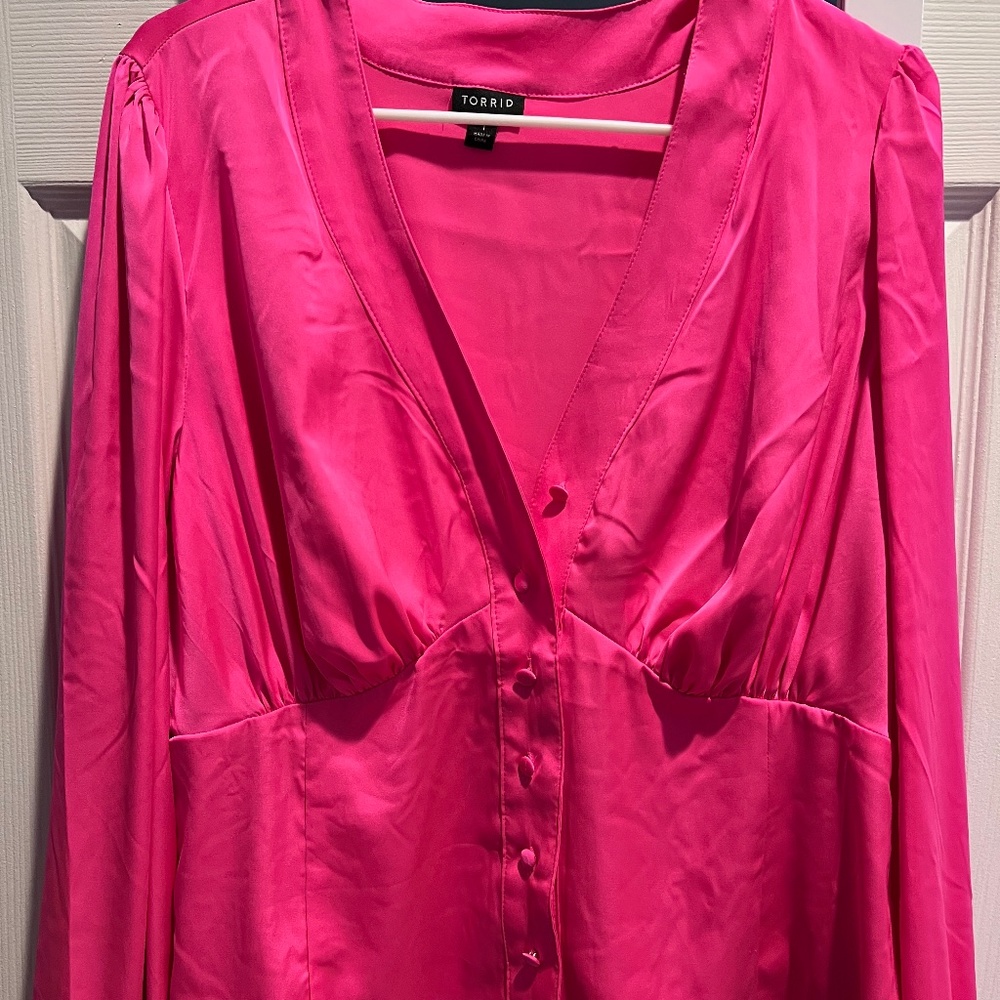 V-neck blouse